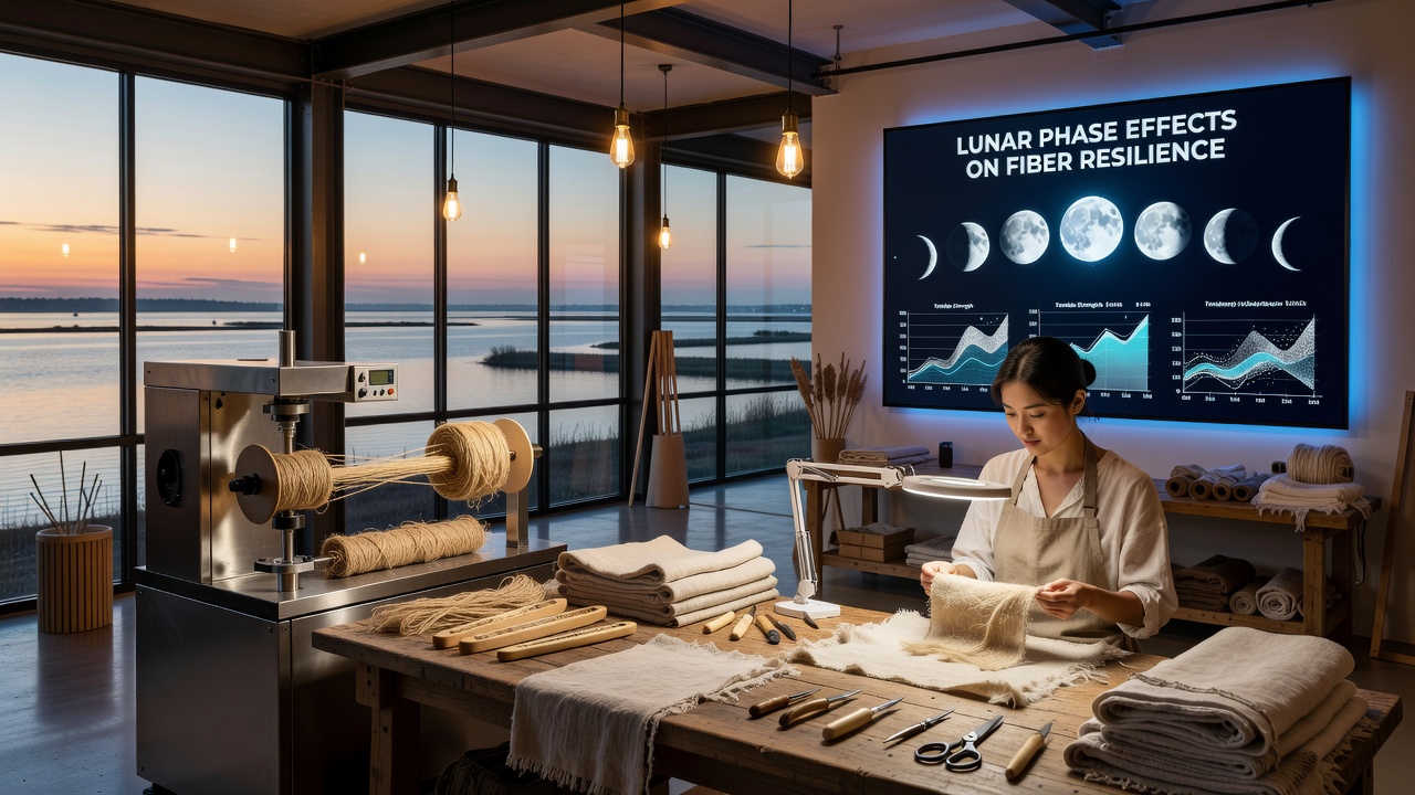 Lunar Phase Effects on Fiber Resilience in River Delta Craft Studios
